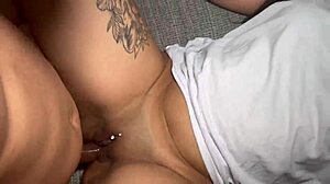 stepdaughter comes home stressed from school and unloads on stepdads cock