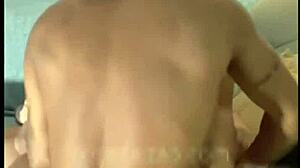 Skinny Brazilian Bodybuilder Amateurs Dance Dirty in Jeans Flashing Oiled Muscular Legs