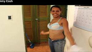 wanna see this tiny puerto rican midget latina get ripped clothes fucked by huge bbc in florida?