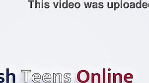 Hot British College Student Gulps Anonymous Cock At Milking Table