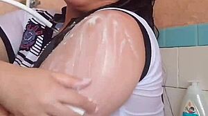 ever watched her wet arm in the bath part 2?