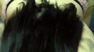 meet gia chains she's my homemade deepthroat slut in lingerie pov