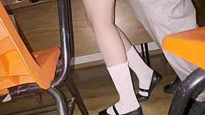 damn! latina schoolgirl's homemade classroom sex part 2