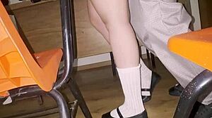 damn! latina schoolgirl's homemade classroom sex part 2