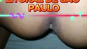 horny black amateur slurps huge cock on beach encounter