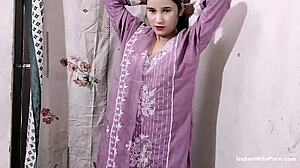 me and my indian wife felt burning desires explode during bedroom sex that hot afternoon