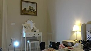 Behind the scenes big tits raver sneaks amateur hj to porn director