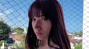 Novinha Gulosa Chupa Gostoso e Da Bucetinha no POV