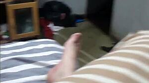 My 18yo black schoolgirl teen sucks big white daddy cock wet and deep