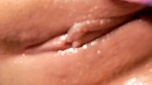 Naughty latina babe worships huge ass masturbating wet pussy solo