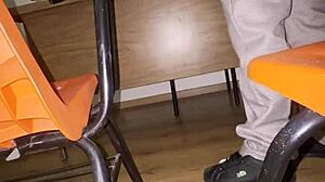 damn! latina schoolgirl's homemade classroom sex part 2