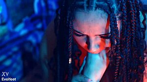 Bratty Footjob Training Worship