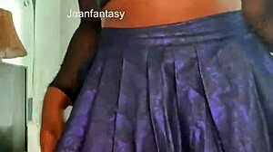 hey joanfantasy, show off that oiled ass in micro kini buttplug skirt
