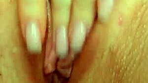 watch my pink pussy drip as i rub clit to orgasm up close