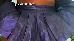 hey joanfantasy, show off that oiled ass in micro kini buttplug skirt