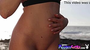 hey blonde german babe, wanna see you pose nude on rocks?