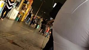 Candid Big Ass Amateur Caught on Bus