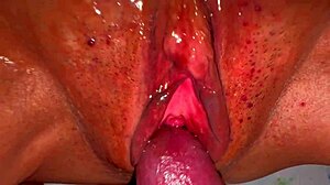 Amateur Asian Wife's Shaved Pink Pussy 227 Days Post-Virginity Licked Close Up