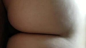 Fat Ass Girlfriend Takes Monster Cock in Amateur Interracial Pound