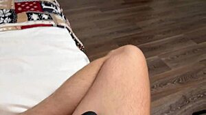 Stupid stepbrother clueless about vibrators watch me tease it on my petite body