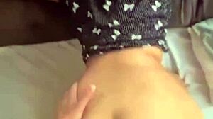 real pov with cheating curvy mature stepmom riding boss cock huge tits