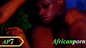 Ebony Teen Squirms as Arrow Dick Pounds Her Hard