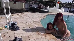 Blast That Tiny Russian Teen Ass in Wild Threesome!