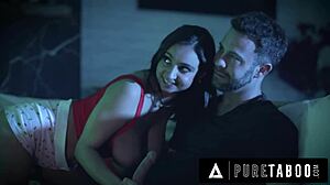 hey, hailey rose got caught taking cum facials from bff's stepdad and stepbro - party's done