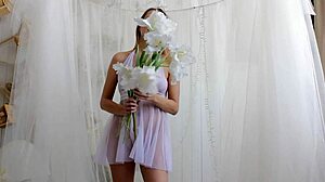 nude bride bares all in secret outdoor reveal