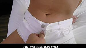 Stepmom candice dare feeds stepson mouth and ass early morning!