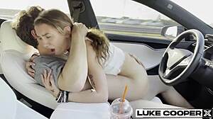 yo check out bailey base's hot tinder car fuck with luke cooper on the way home