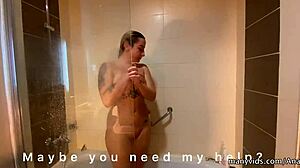 Dude i spied that milf showering so i fucked her huge fat ass