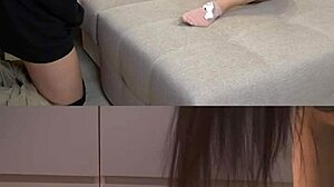 this curvy cuckold couple tries dirty talk blowjob first time ever