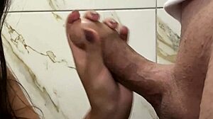 stepdad catches stepdaughter showering and makes her suck his huge cock pov cumshot swallow