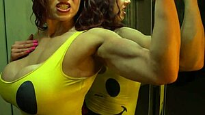 Worship My Massive Muscular Biceps and Huge Tits Baby!