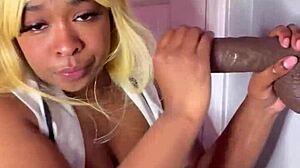 Pro deepthroat queen lady tsunade cosplay devours monster cock backstage