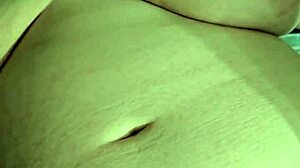 chubby babe's swollen pussy lips drip for monster cock pump