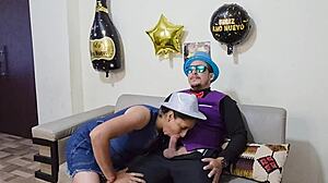 i welcomed the new year fucking my big ass stepmom's vagina