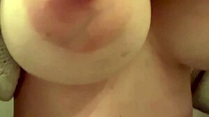 damn check out this italian milf artemisia's massive natural tits bouncing wild in her horny boob fetish session