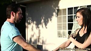 Alternative Goth Emo Slut Gets Hardcore Facial After Tattoo Fetish Blowjob and Masturbation