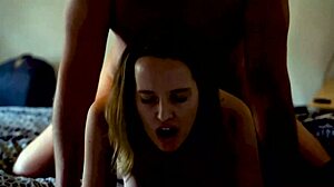 pregnant brunette beauty fucked hard creampied tight wet pussy bed