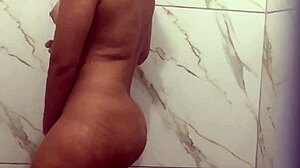 stepdad catches stepdaughter showering and makes her suck his huge cock pov cumshot swallow