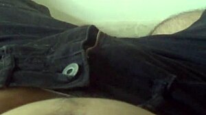 Huge cock jerks wildly! Brazilian solo moans dirty JOI instructions