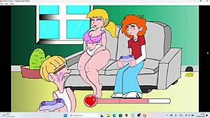 Comic Couch Flashing Erotic Sequel