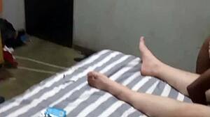 My 18yo black schoolgirl teen sucks big white daddy cock wet and deep