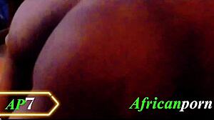 Ebony Teen Squirms as Arrow Dick Pounds Her Hard