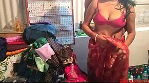 Indian wife saree fuck husband hardcore homemade orgasm in home by localsex31