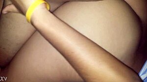 Wife Bent Over Taking Venezuelan Cock Doggystyle and Blowjob Action