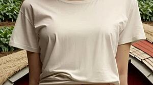 lingerie models strutting barefoot around the sexy ranch in panties 🐄👠