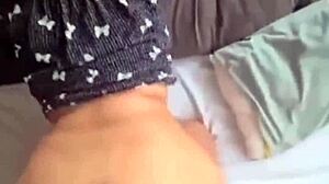 real pov with cheating curvy mature stepmom riding boss cock huge tits